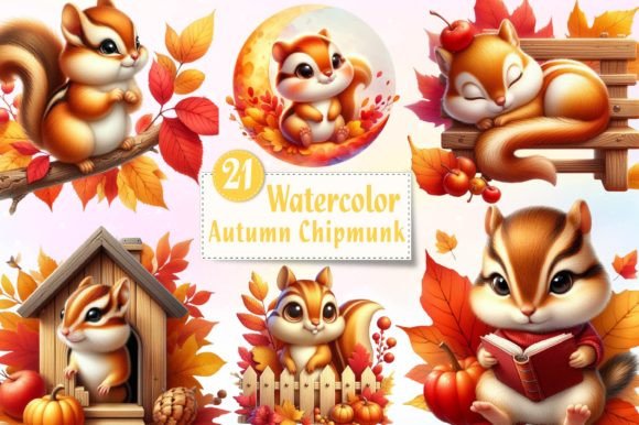 Download Autumn Eastern Chipmunk Sublimation PNG - Eastern Collection