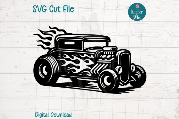 Download Hot Rod Car SVG Cut File - Car Collection