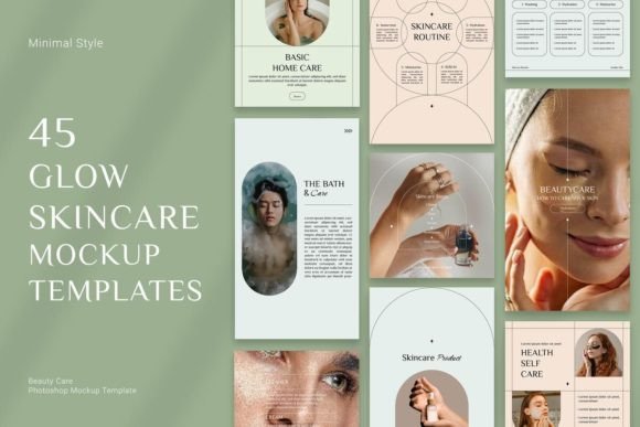 Download 45 Glow Skincare Mockup Templates - Car Collection
