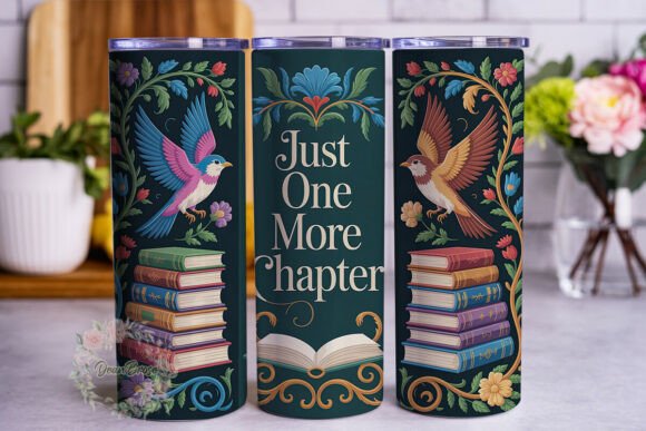 Download Book Lover's Ornate Design 20oz Tumbler - Ornate Collection