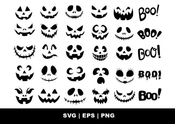 Download Halloween Scary Pumpkin Faces - Car Collection