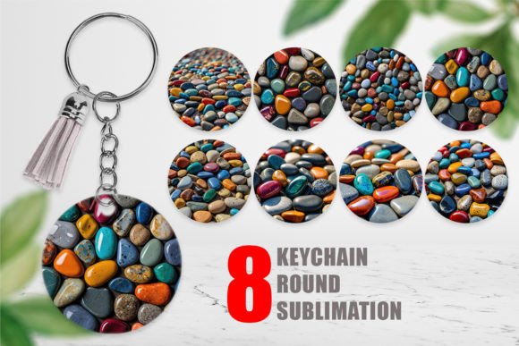 Download Keychain Colorful Stones - Colorful Collection