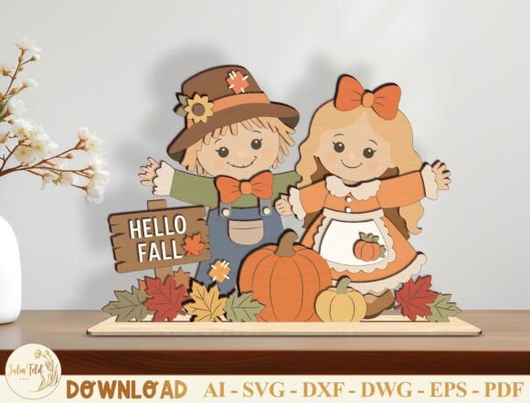 Download Fall Scarecrow Table Decor SVG Bundle - Car Collection