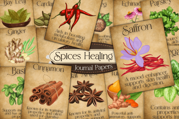 Download Apothecary Spices Healing Journal Pages - Car Collection