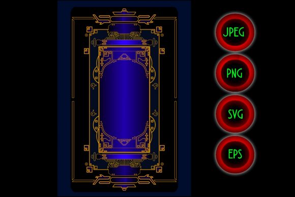 Download Oriental Glowing Blue Card Background - Car Collection