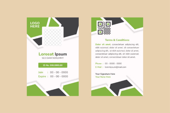 Download Green Grey Identity Card Staff - Car Collection