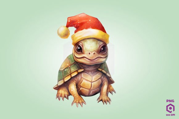 Download Christmas Eastern Box Turtle Clipart - Premium Resources