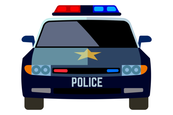 Download Police Car Front View. Patrol Auto Icon - Car Collection